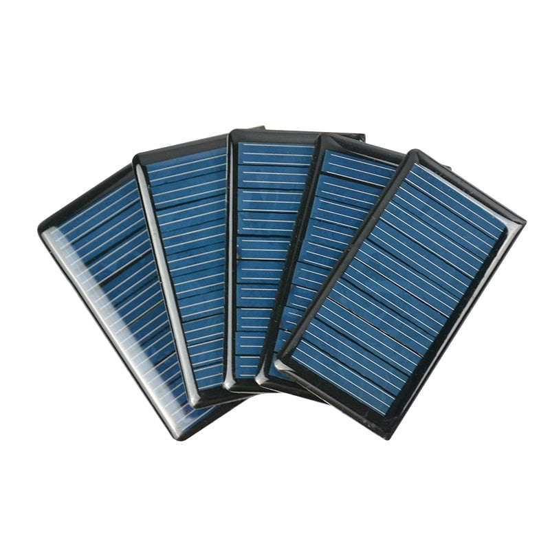 Solar Panel Polycrystalline 68*37MM Mini Sunpower Solar System DIY for Battery Cell Phone Charger