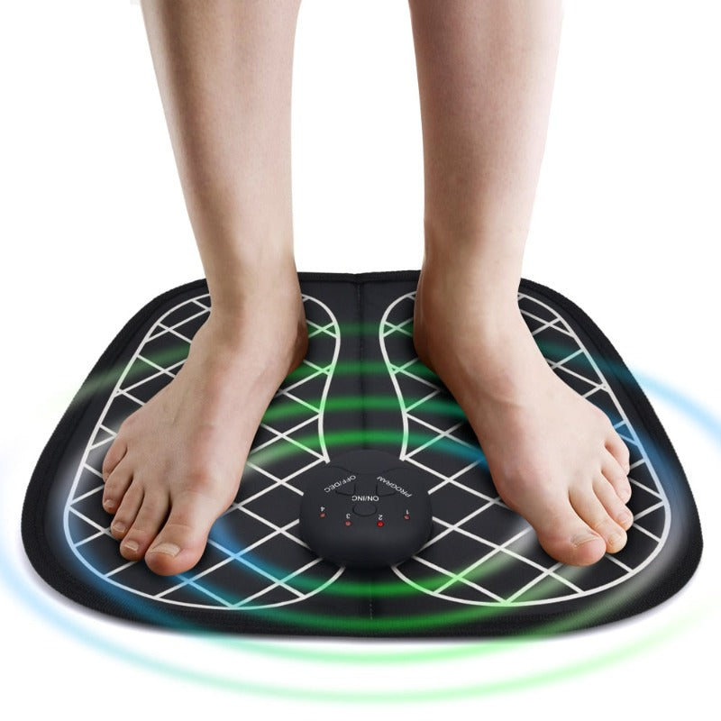 Electric EMS Foot Massager Pad Feet Muscle Stimulator Foot Massage Mat Improve Blood Circulation Relieve Ache Pain Health Care