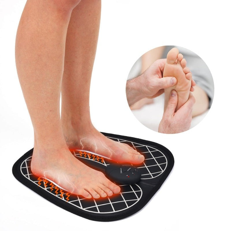 Electric EMS Foot Massager Pad Feet Muscle Stimulator Foot Massage Mat Improve Blood Circulation Relieve Ache Pain Health Care