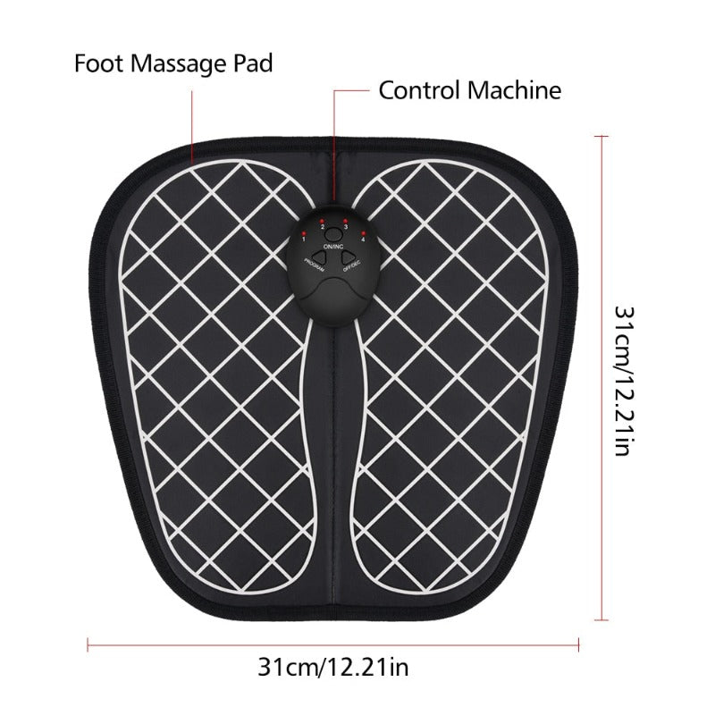 Smart Electric EMS Foot Massager Mat Pad Feet Muscle Stimulator Pulse Therapy Improve Blood Circulation Foot Massage Machine