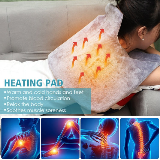 Warmer Electric Heating Pad Heated Mat Large Thermal Blanket Shoulder Neck Back Heating Shawl Wrap Pain Relief Temperature