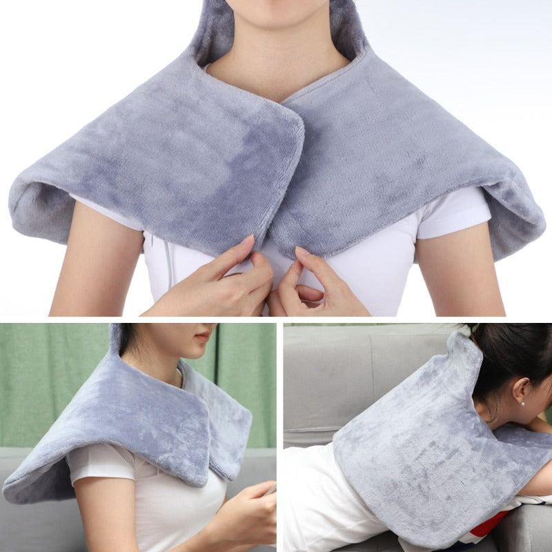 Warmer Electric Heating Pad Heated Mat Large Thermal Blanket Shoulder Neck Back Heating Shawl Wrap Pain Relief Temperature