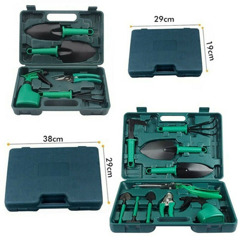 Garden Tool Box Set Shovel Rake Saw Watering Household Tool Pruning Planting Gardening Hardware Garden Plant Tools