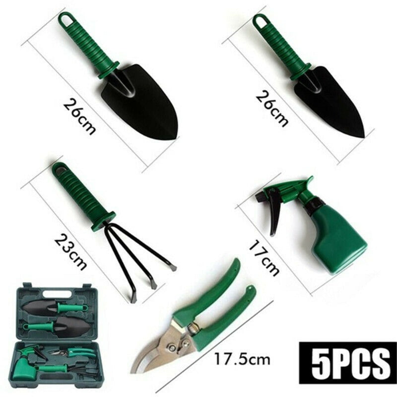 Garden Tool Box Set Shovel Rake Saw Watering Household Tool Pruning Planting Gardening Hardware Garden Plant Tools