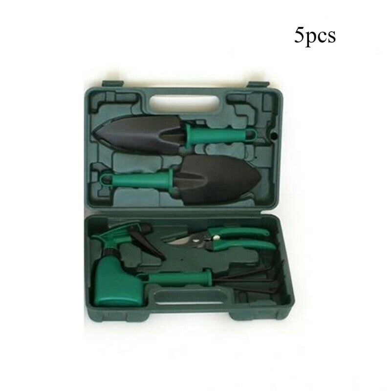 Garden Tool Box Set Shovel Rake Saw Watering Household Tool Pruning Planting Gardening Hardware Garden Plant Tools