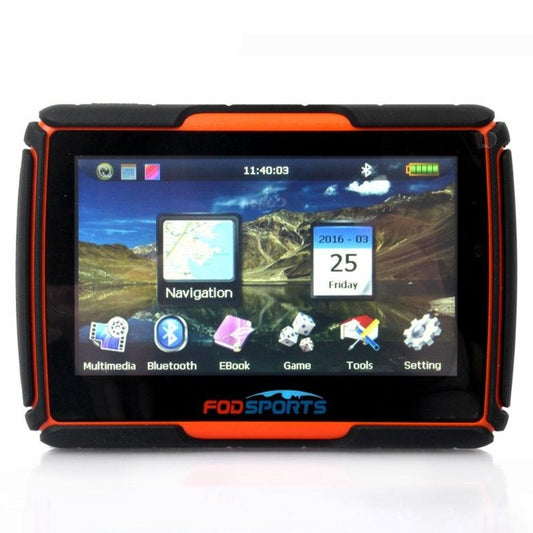 Car Motor Navigator GPS Motorcycle Waterproof GPS Navigation with FM Bluetooth Free Maps